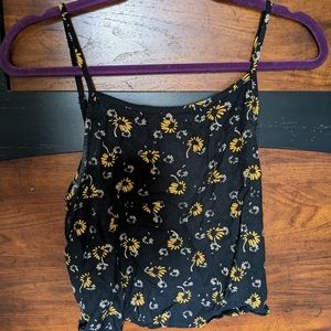 Cropped Sunflower Tank Urban Outfitters Medium